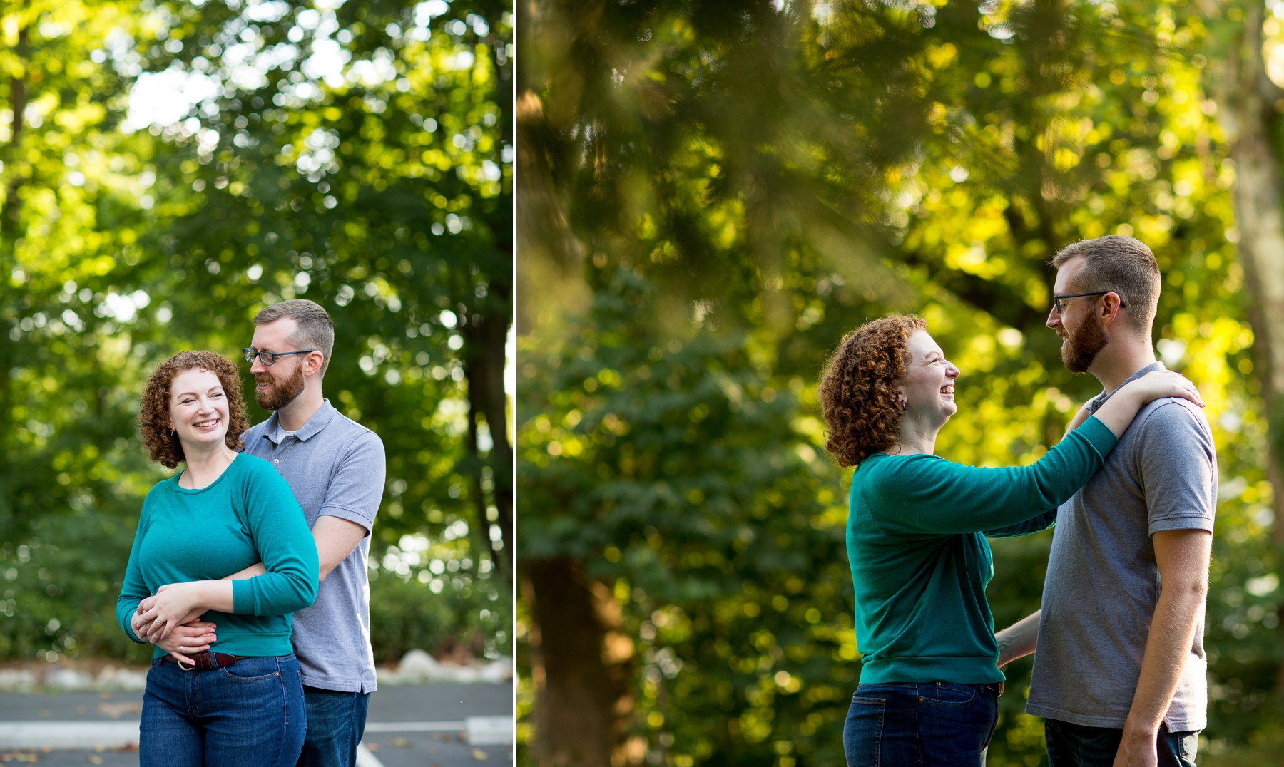 fun engagement photos at Fort Hunter